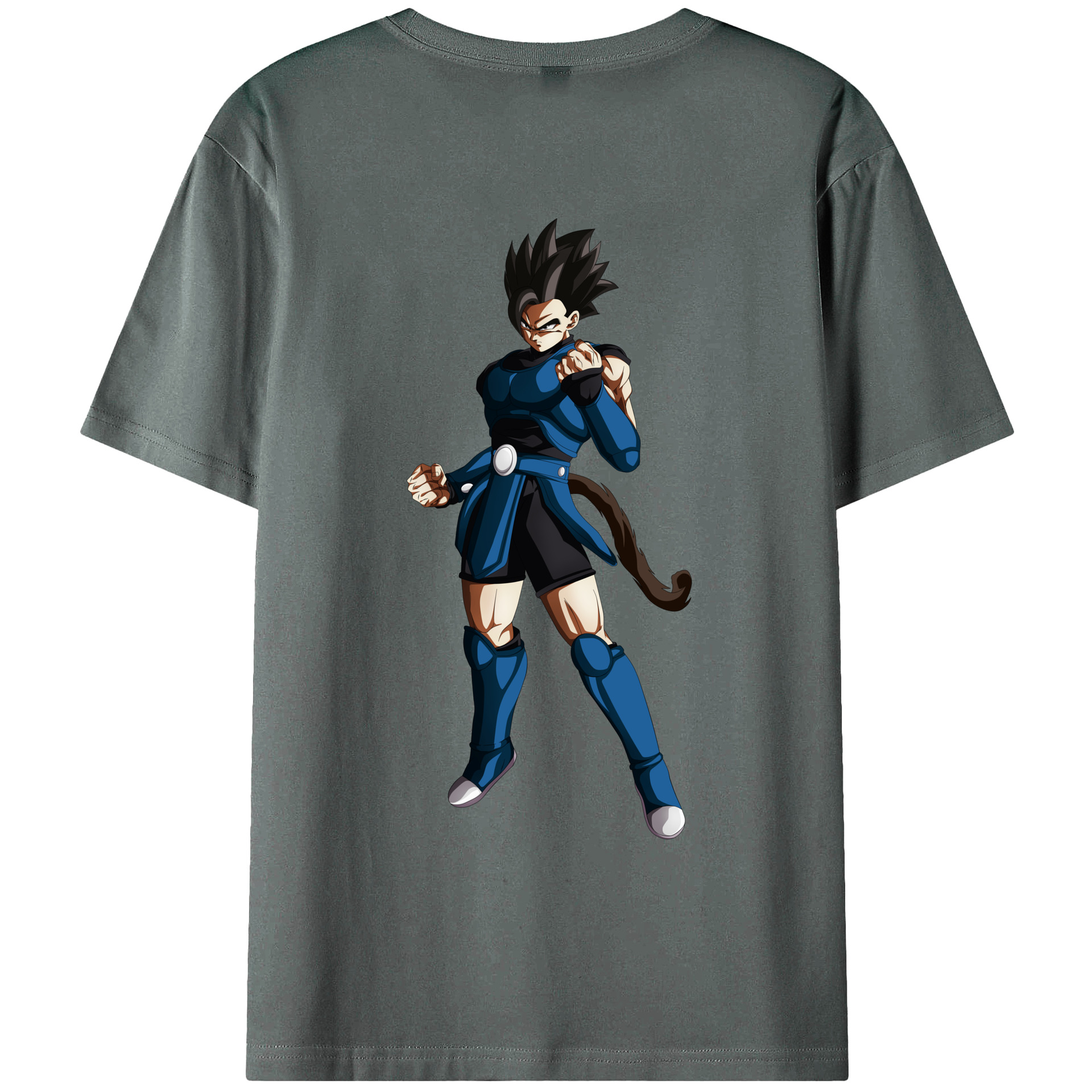 （画像用） ドラゴンボール 孫 悟飯（そんごはん）DRAGON BALL Son Gohan 綿100％ メンズ半袖Tシャツ（バックプリント） 通気性